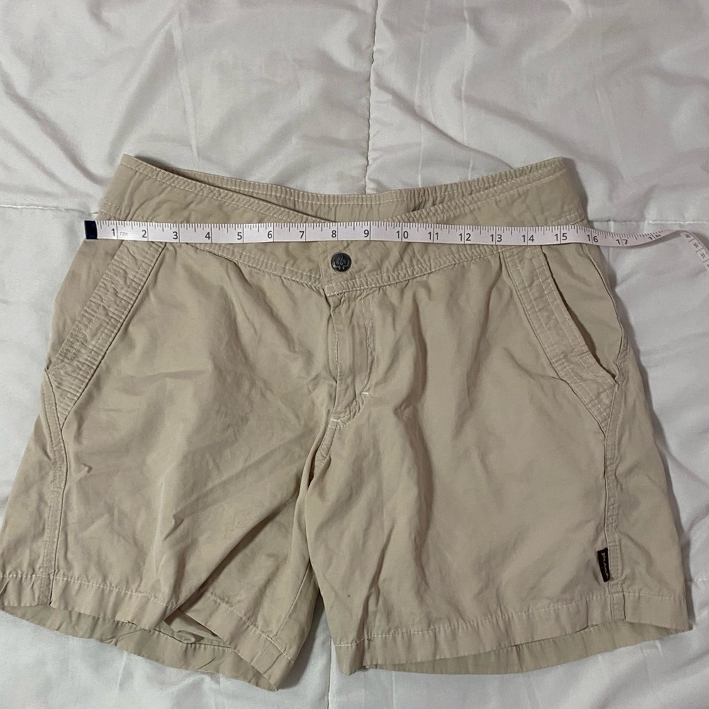Prana Women's Khaki/Tan Outdoor Shorts - Picture 2 of 9